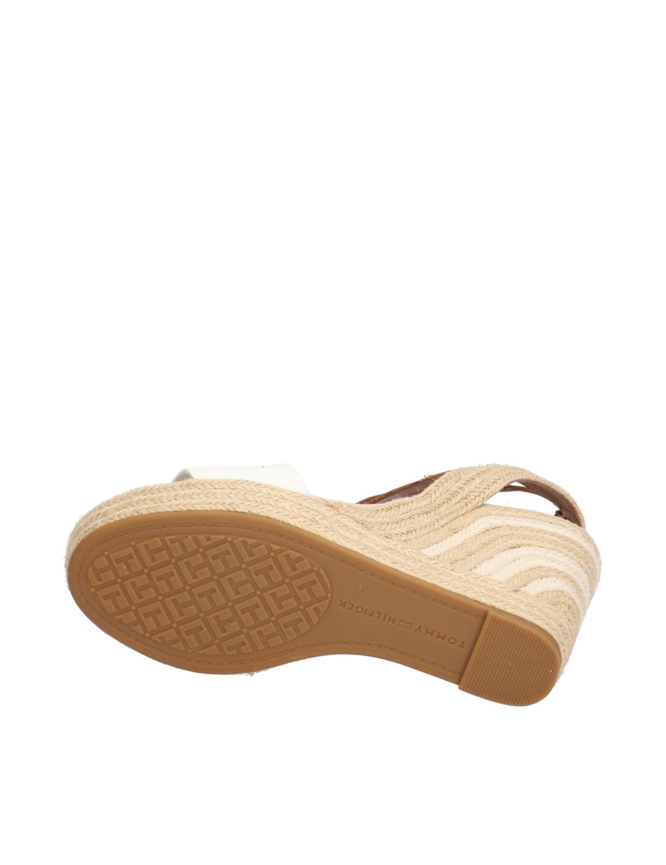 ELEVATED TH LEATHER WEDGE SANDAL