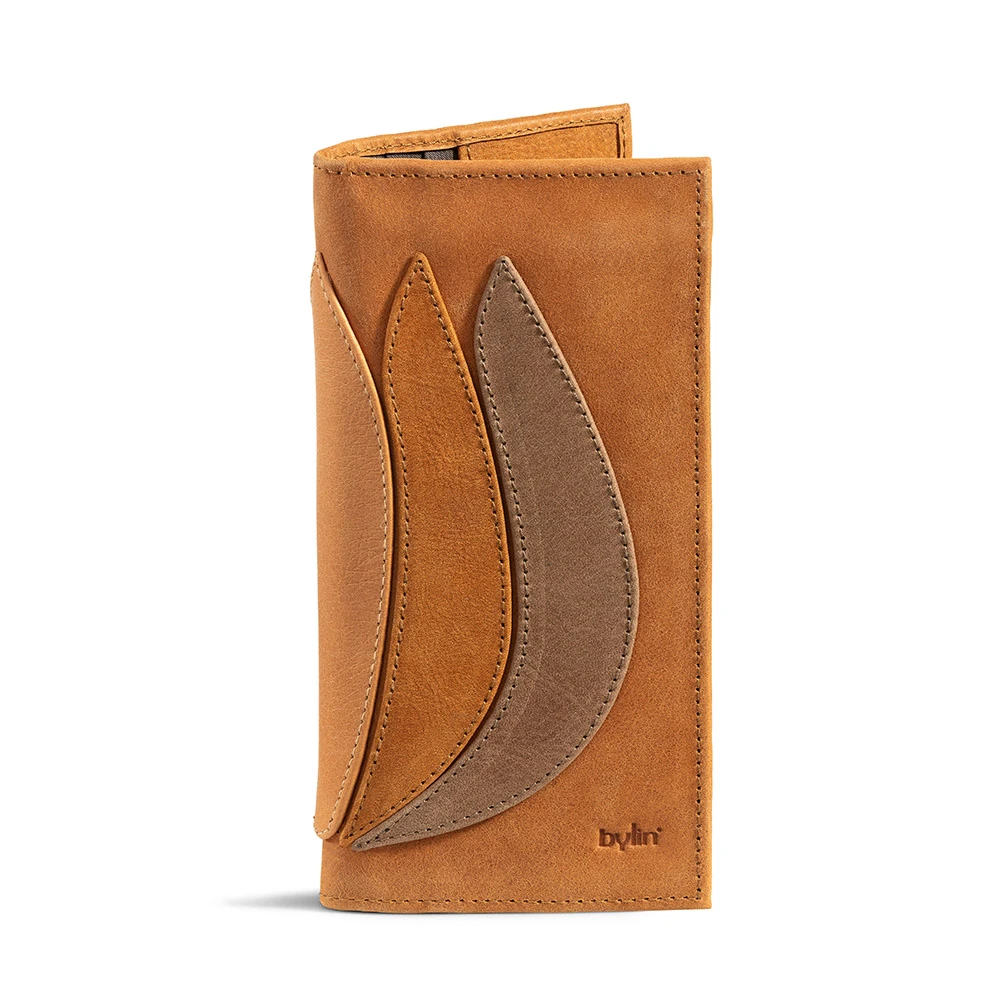 Tulip Wallet Flat Cognac / Multi Tulip