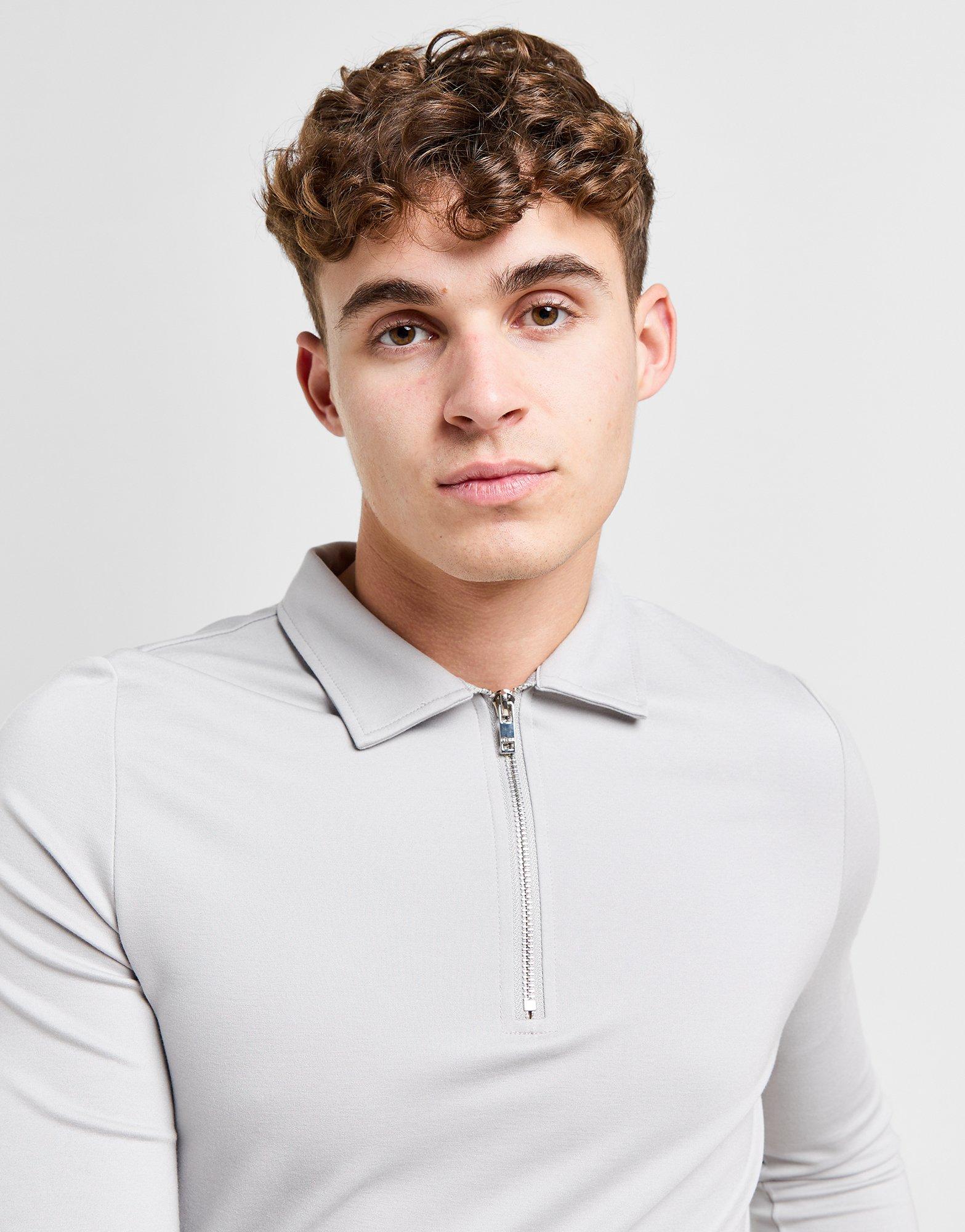 Belier Polo Zippé Manches Longues Homme