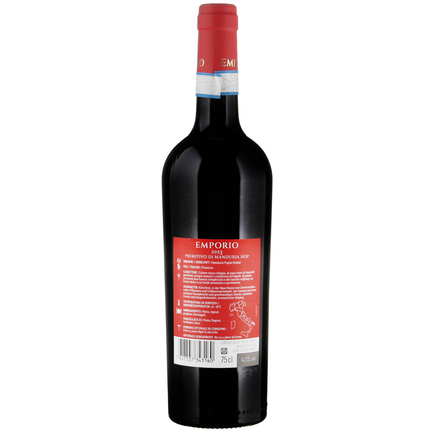 Primitivo di Manduria DOP Emporio -75cl