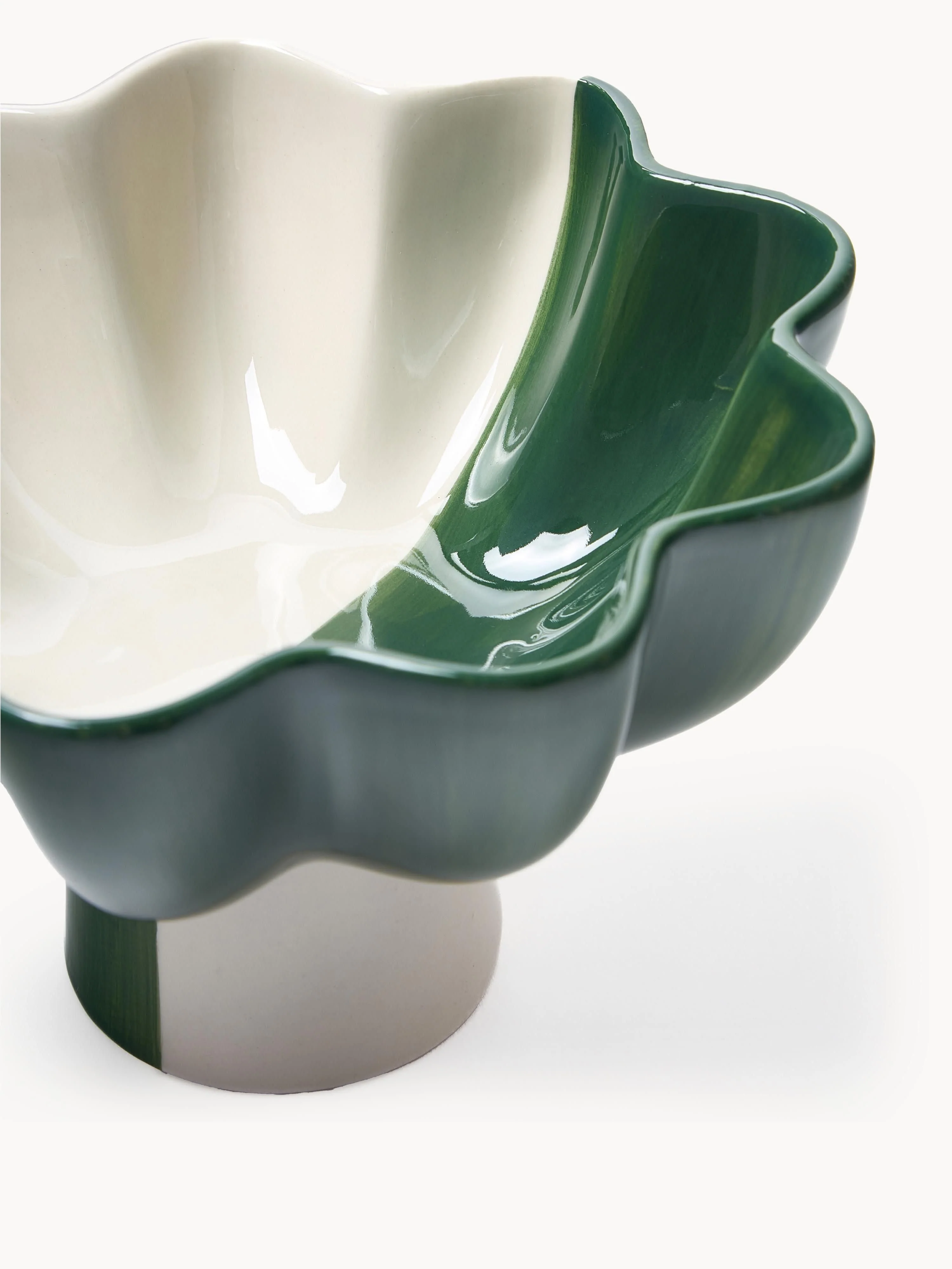 Handbeschilderde decoratieve schaal Sun