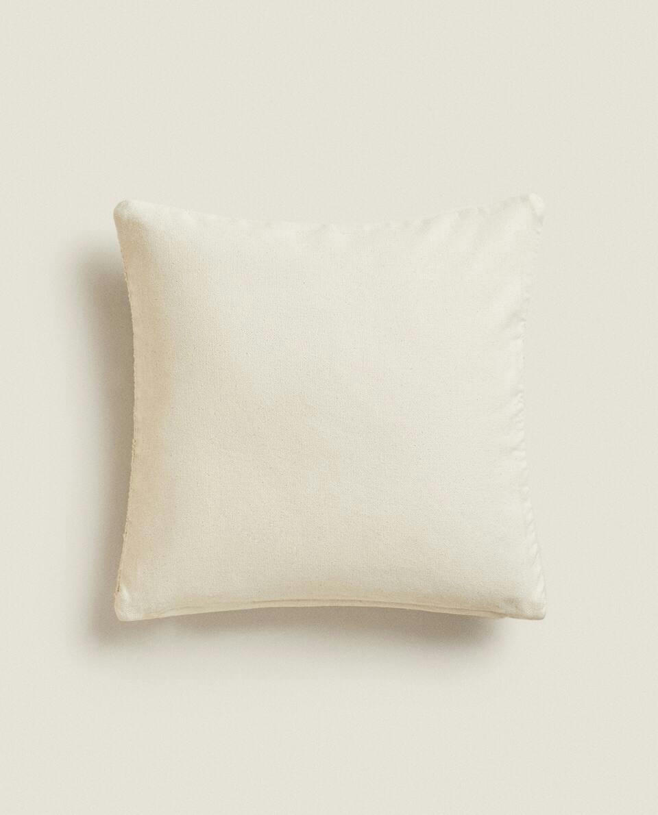 CAPA DE ALMOFADA COM ESTAMPA FLORAL