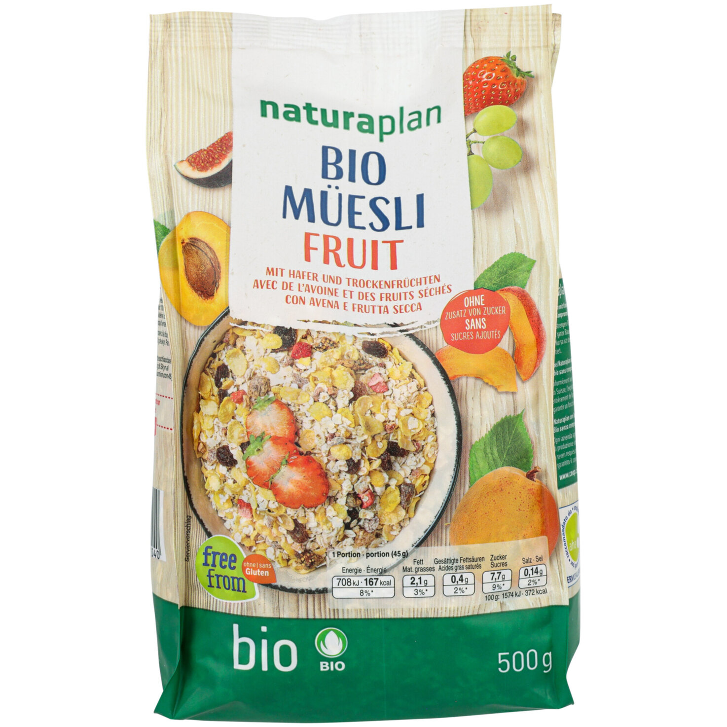 Naturaplan Bio Früchtemüesli Glutenfrei
