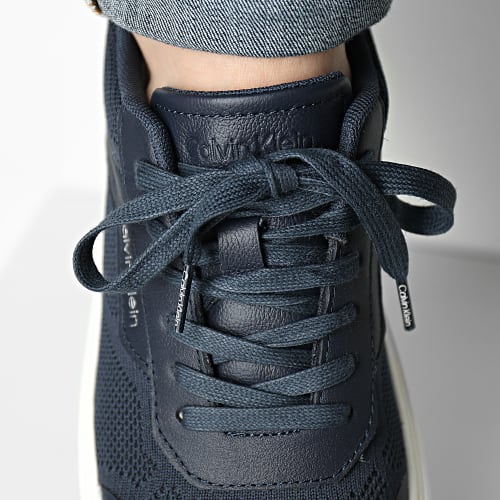 Baskets Low Top Lace Up Knit 0922 Navy Light Grey
