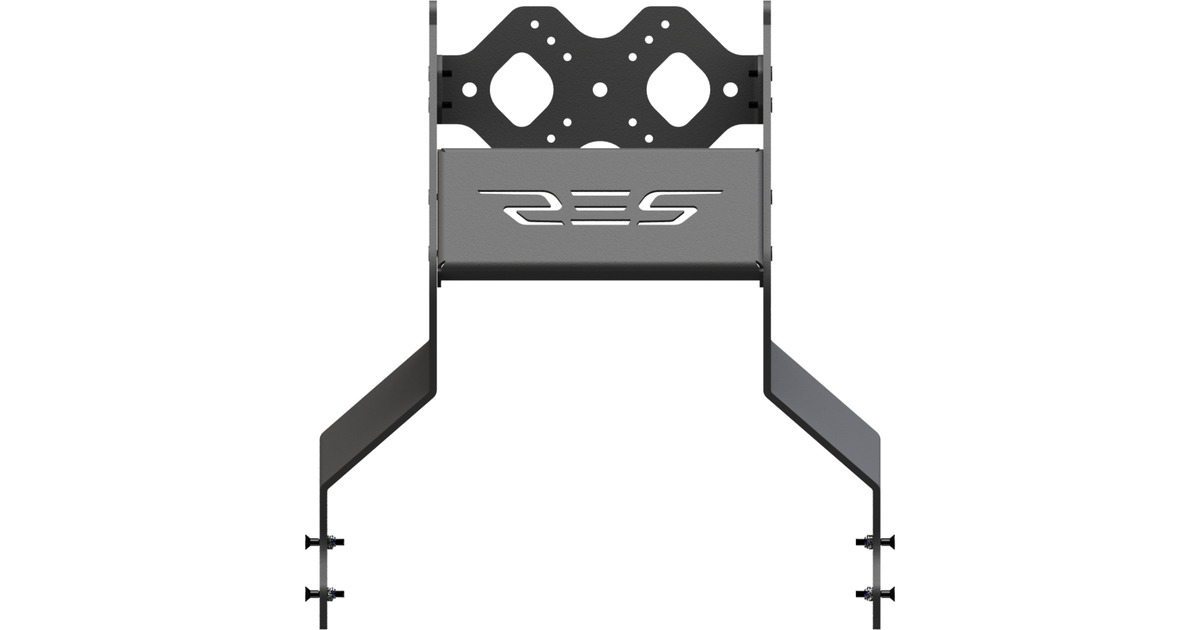 Res-TechGT Monitor Stand Integrated Single monitorarm  (Zwart)
