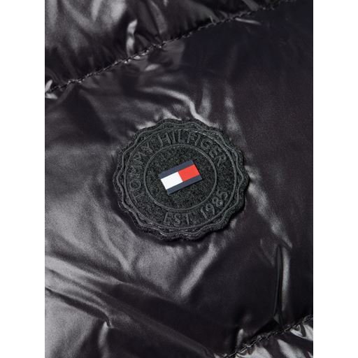 Tommy Hilfiger Gloss Down Tyra Jakke, Black, XXL