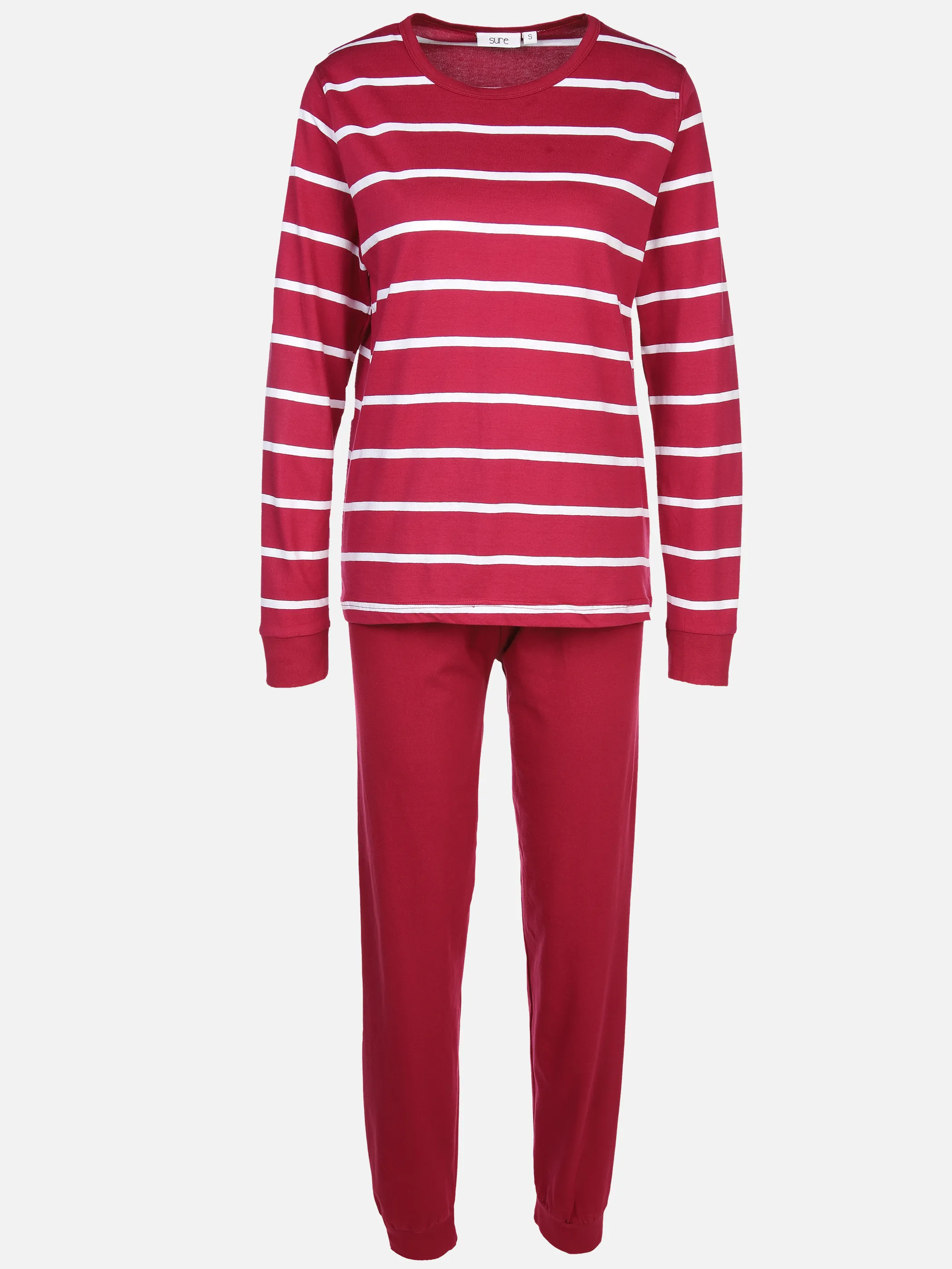 Damen Pyjama mit Streifen