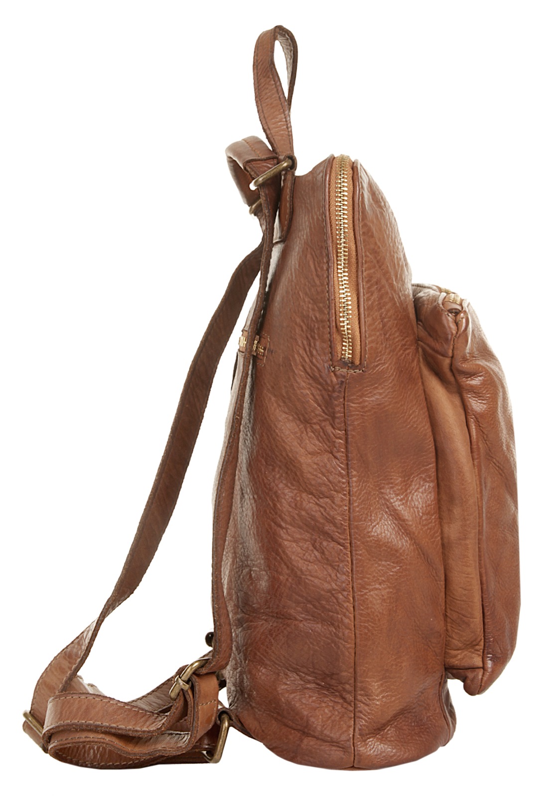 Samantha Look Cityrucksack echt Leder, Made in Italy