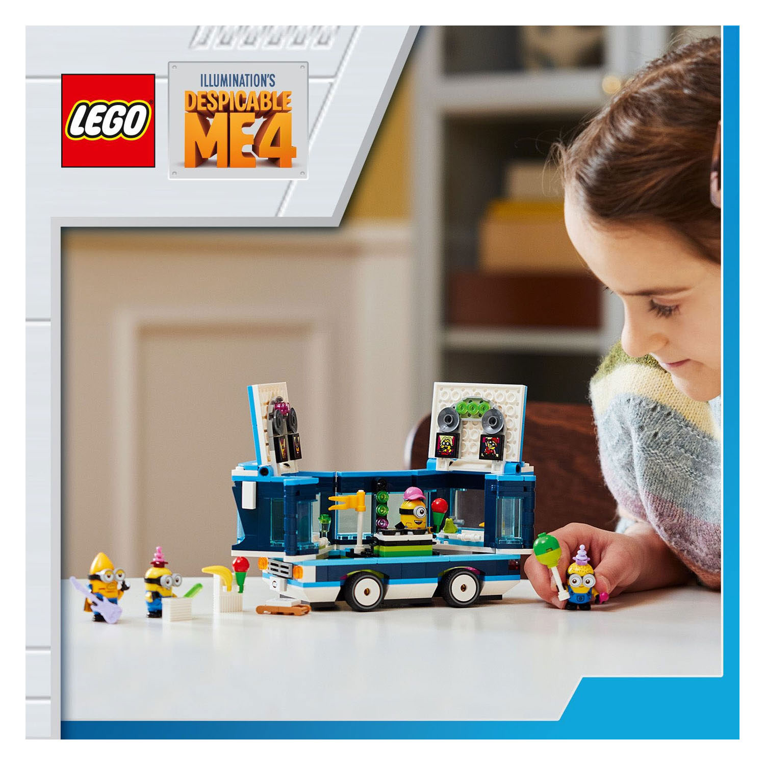 LEGO Despicable Me 75581 Muzikale Feestbus van de Minions