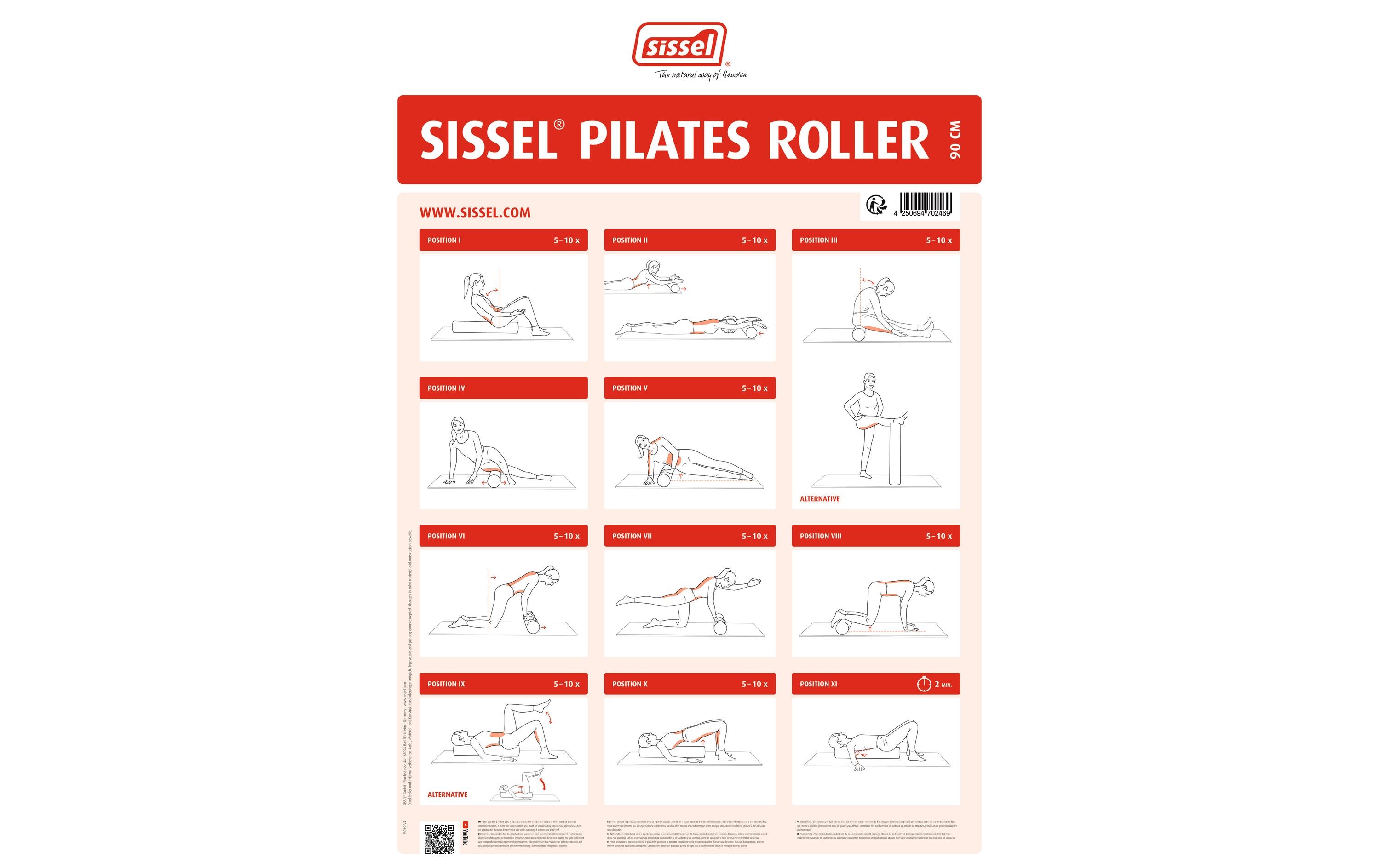Pilates Roller 15 x 90 cm WeissPilates Trainingsgerät