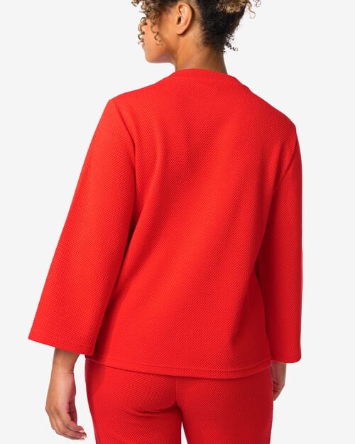 t-shirt femme Kacey structuré rouge