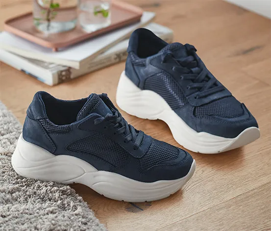 Leder-Sneaker