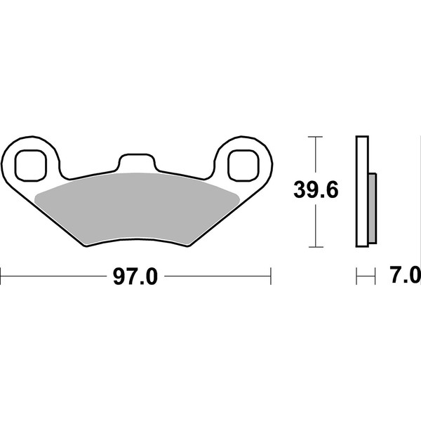 SBS - Plaquettes de frein 219MS