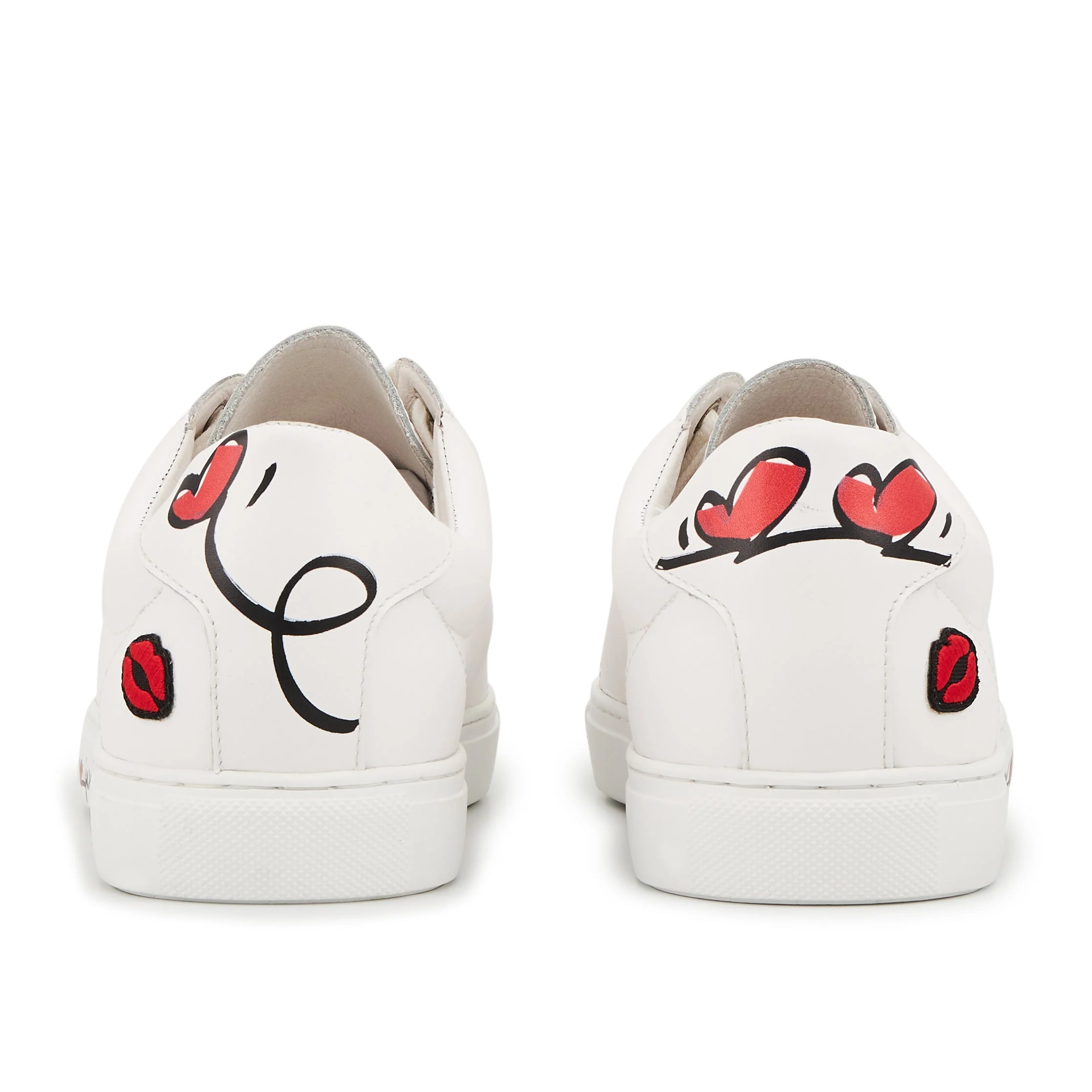 SIMONE IN LOVE A TOI - Sneakers en cuir | Blanc
