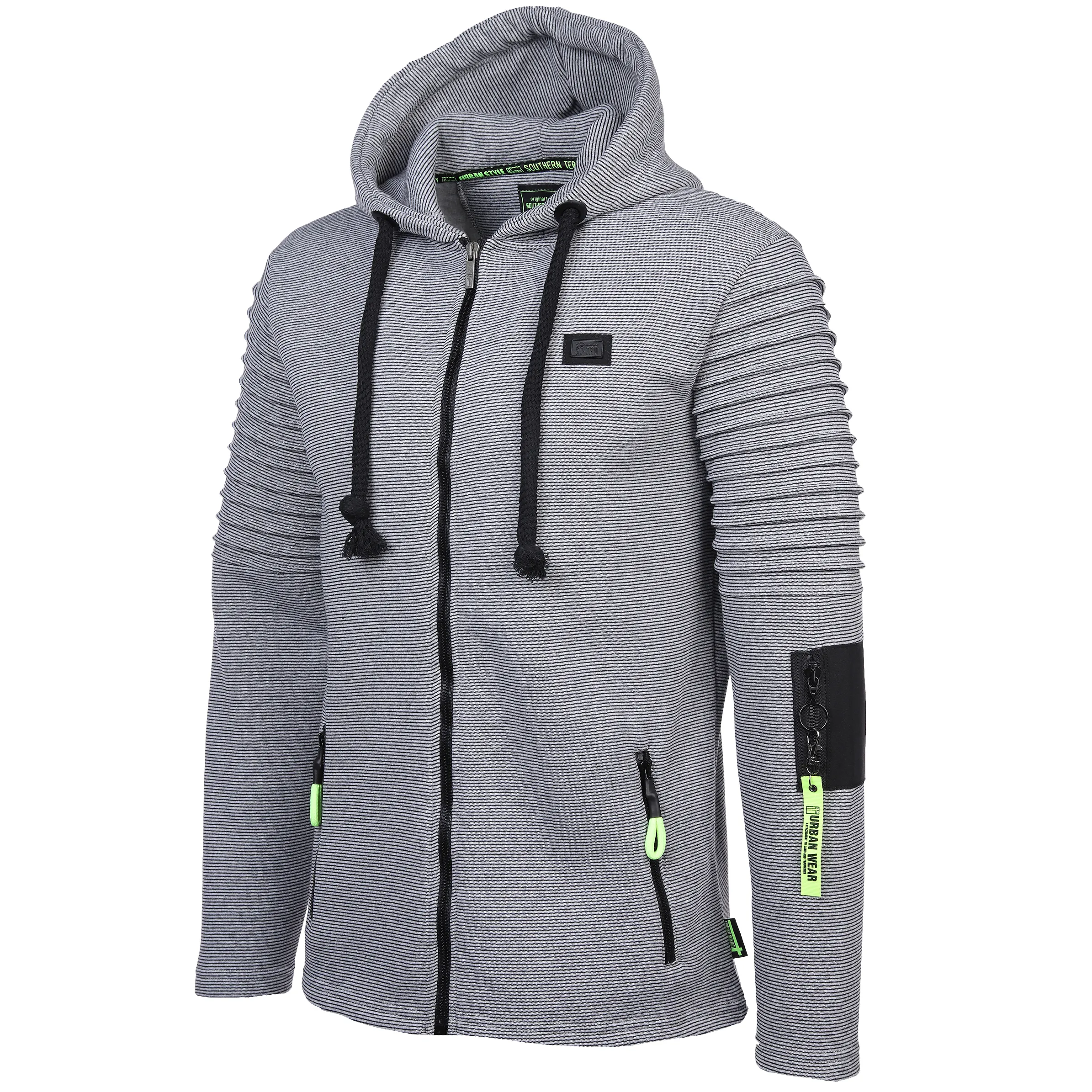 Herren Sweatjacke mit vielen Details