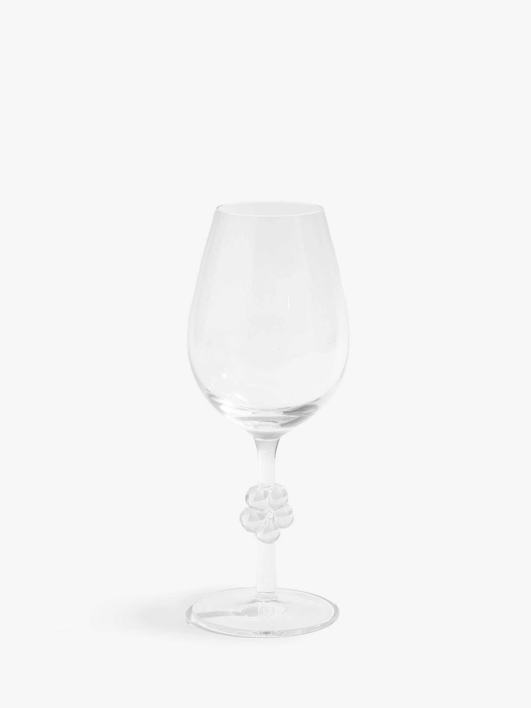 Set of 2 Daisy Stem Wine Glasses