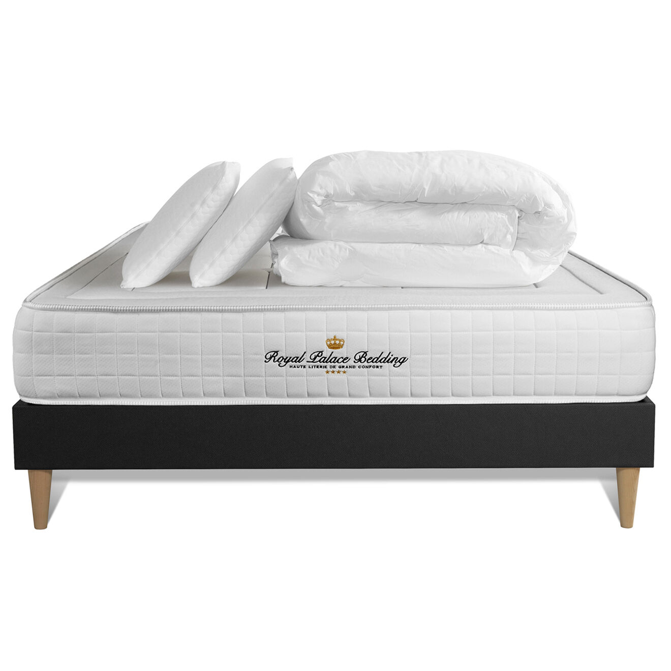 Royal Palace Bedding Pack dodo 5 pièces Balmoral noir - 140x200 cm