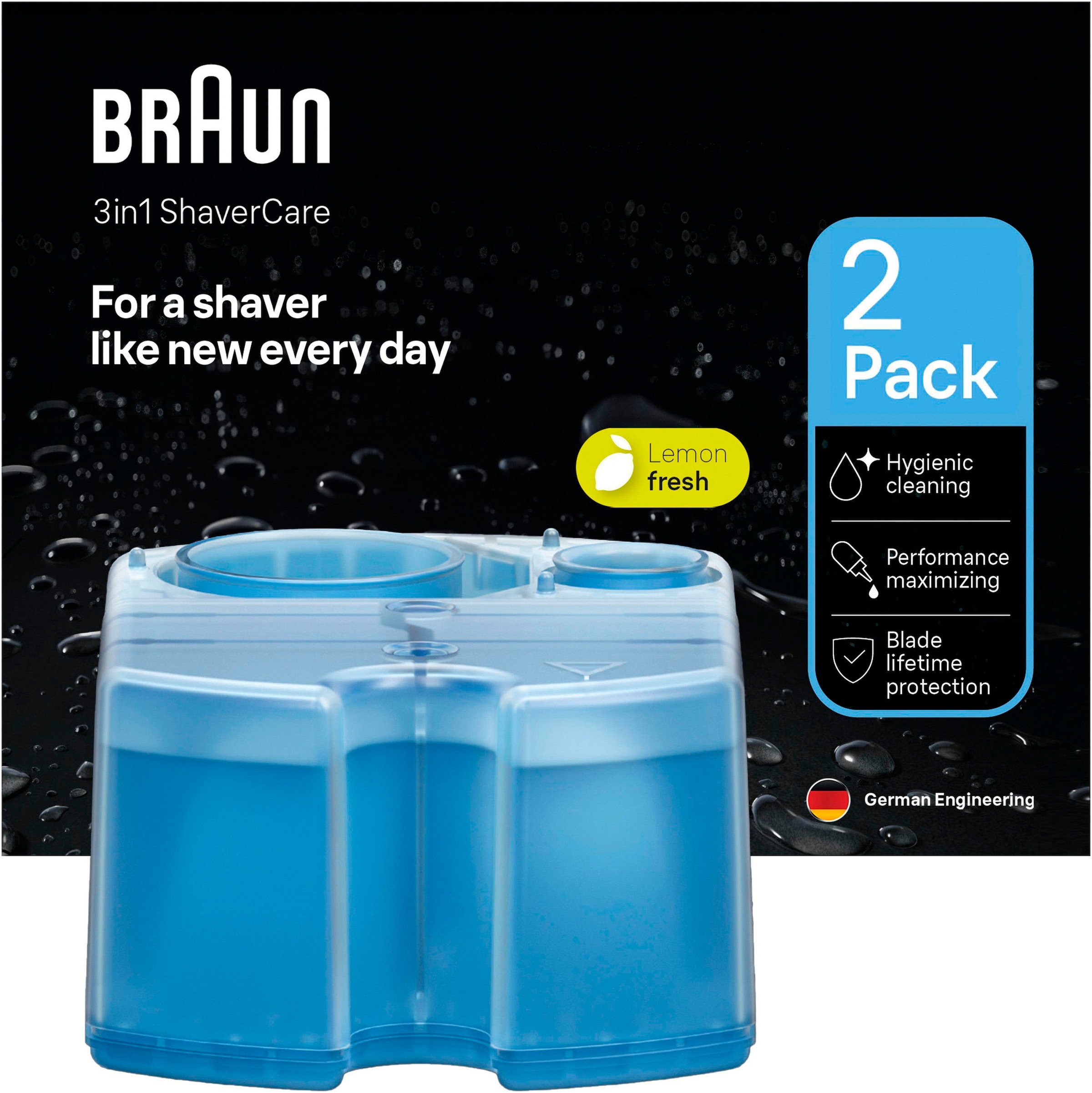 Braun Elektrorasierer Reinigungslösung hygienische Reinigung