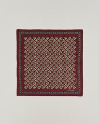 E. Marinella Archivio Silk Pocket Square Navy