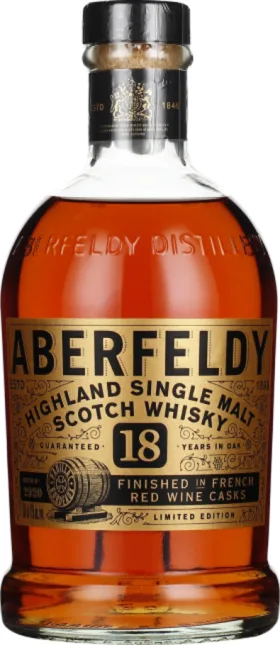 ABERFELDY 18 YEARS PAUILLAC FINISH SINGLE MALT 70CL