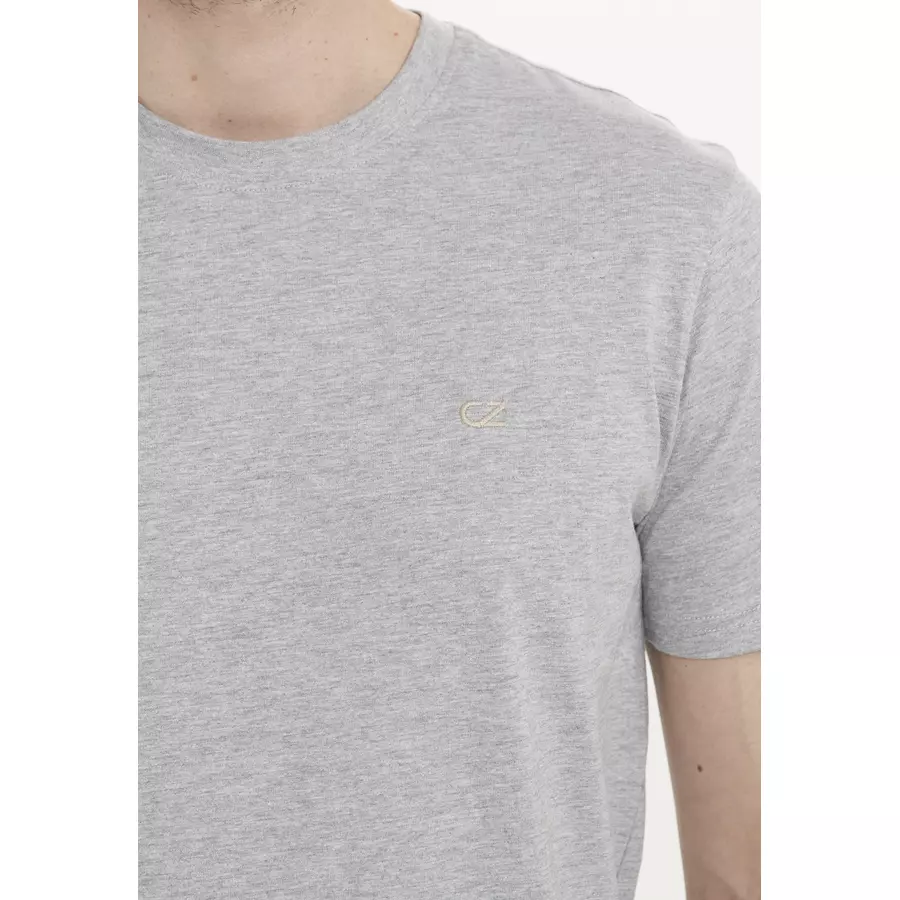 Cruz T-Shirt Highmore 1005 Light Grey Melange