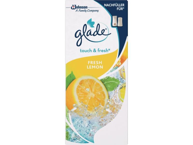 Glade Touch & Fresh Fresh Lemon Minispray Nachfüller 10 ml Erfrischender Raumduft-Nachfüller