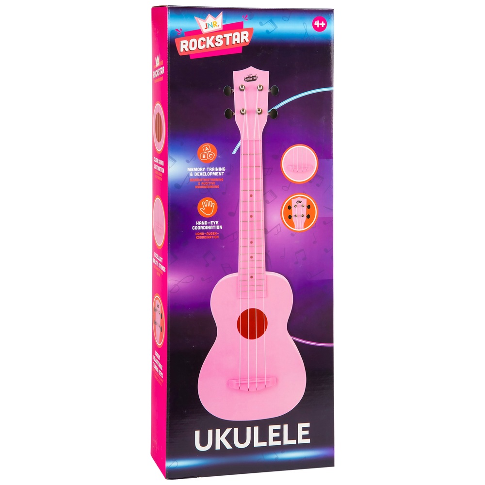 Rockstar Junior 50cm Ukulele Pink