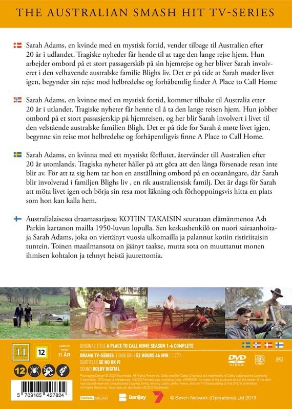 A PLACE TO CALL HOME - COMPLETE COLLECTION - EN NY BEGYNDELSE Komplet Boks - 21 DVD box