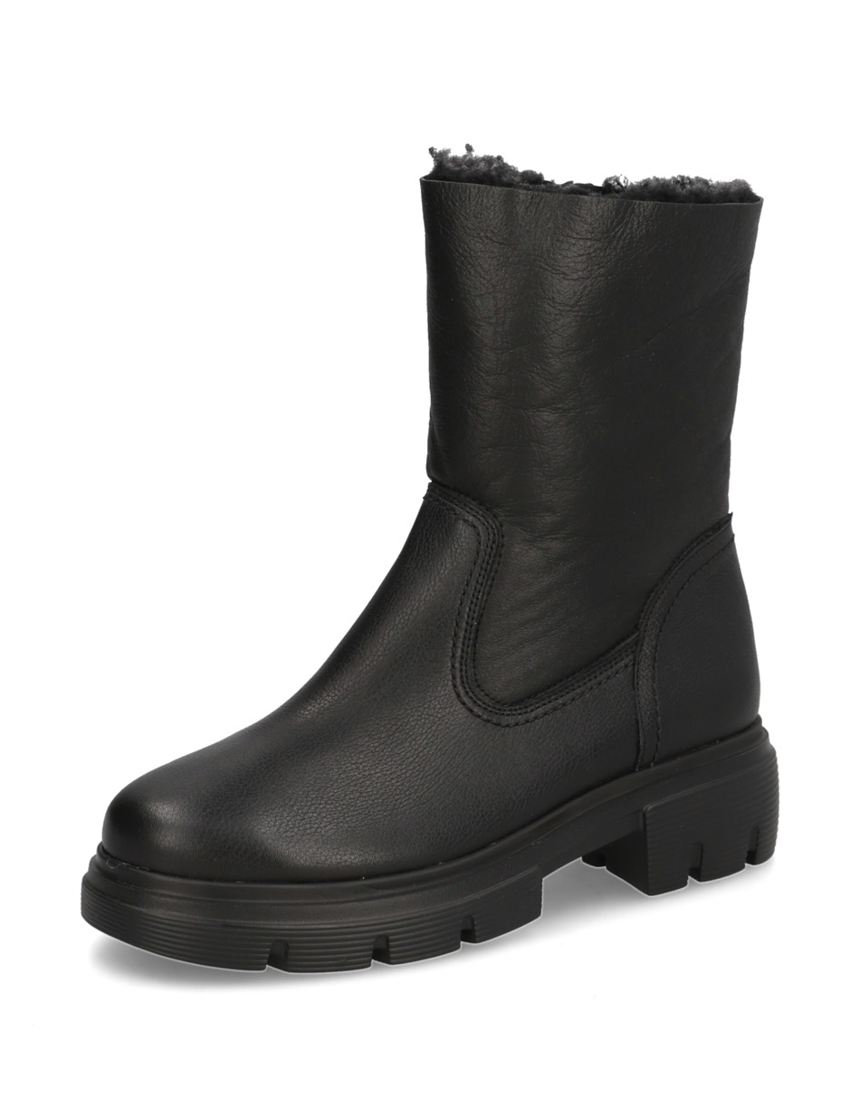 Lederkombination Boot