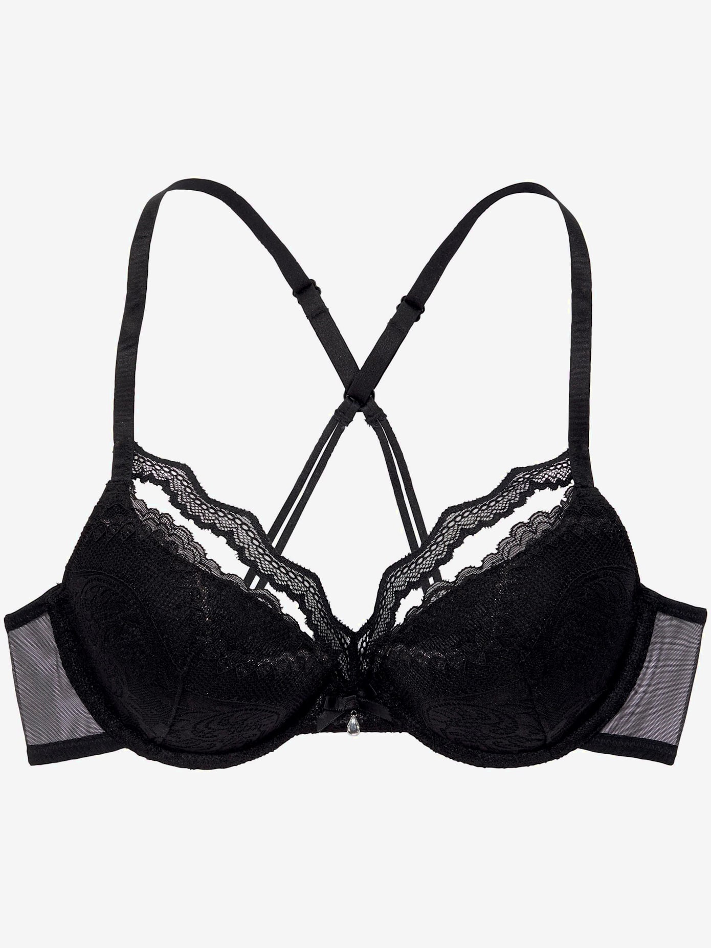 Soutien-gorge push-up érotique petite fleur gold