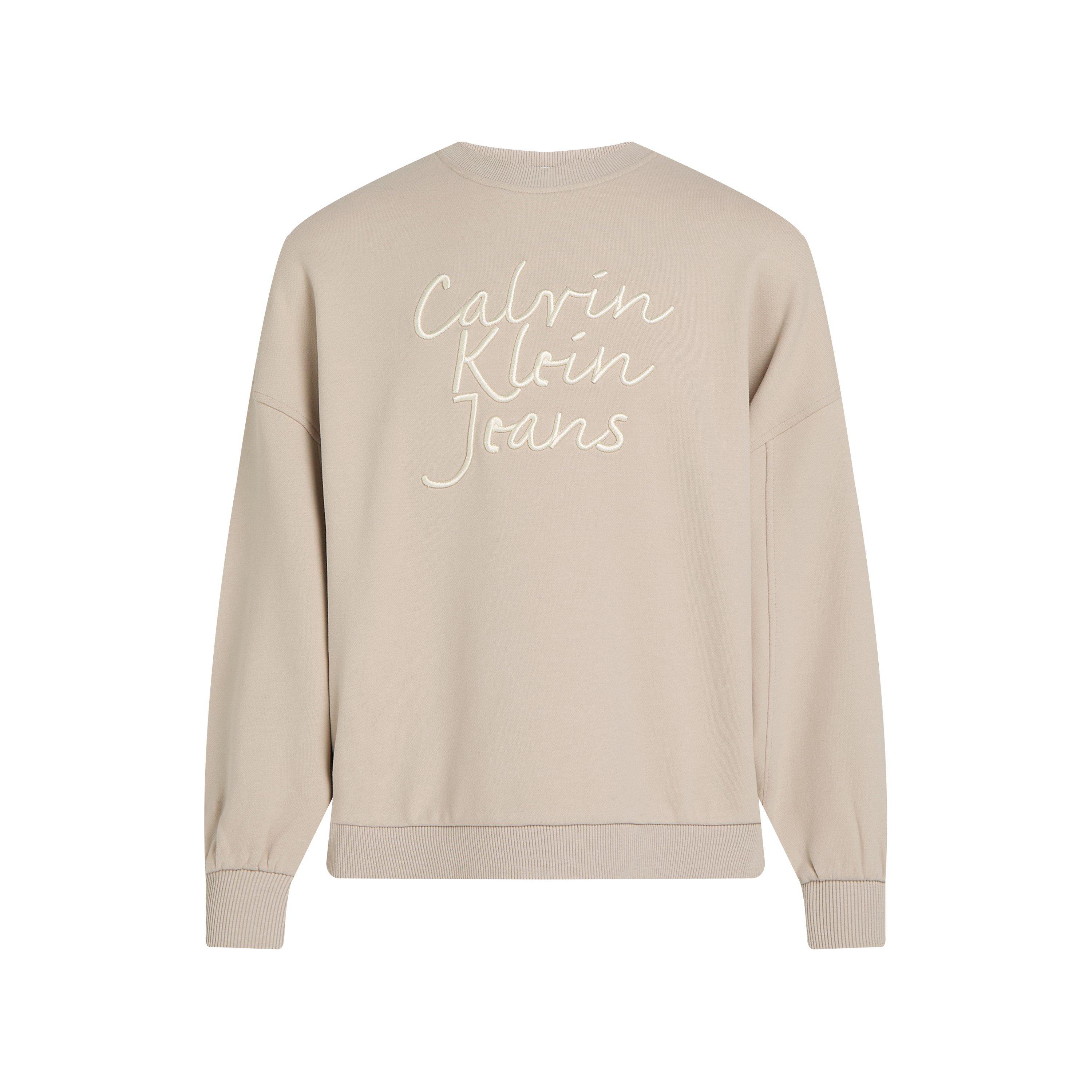 Calvin Klein Jeans HANDW LOGO EMBR CN SWEATSHIRT