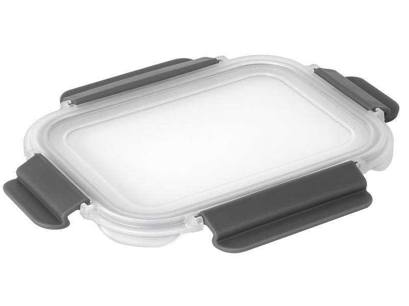 Kuhn Rikon Vorratsdose 0.64 l, Grau/Transparent Frischhaltebehälter aus Glas