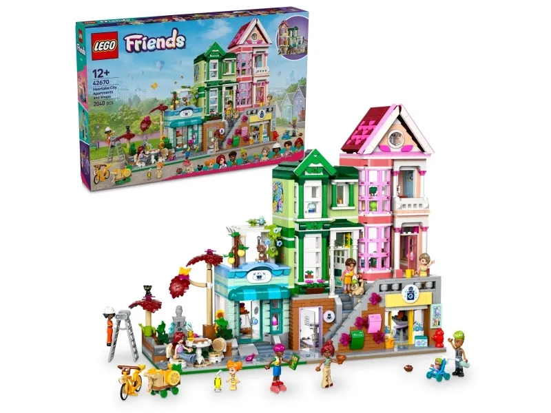 LEGO Friends 42670 Heartlake City lejligheder og butikker
