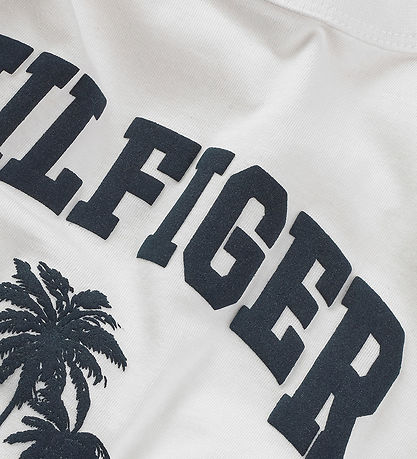 Tommy Hilfiger T-Shirt - Palm Print - Weiß