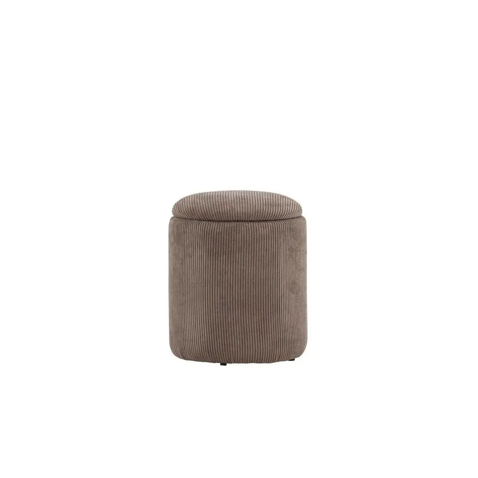 Svea - Zara poef - rib - bruin