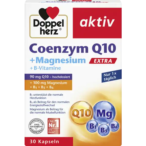 aktiv Coenzym Q10 Extra + Magnesium + B-Vitamine