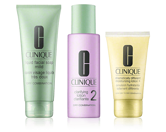 Clinique 3-Phasen-Systempflege Introductory Set Skin Type 2 50ml-100ml-30ml