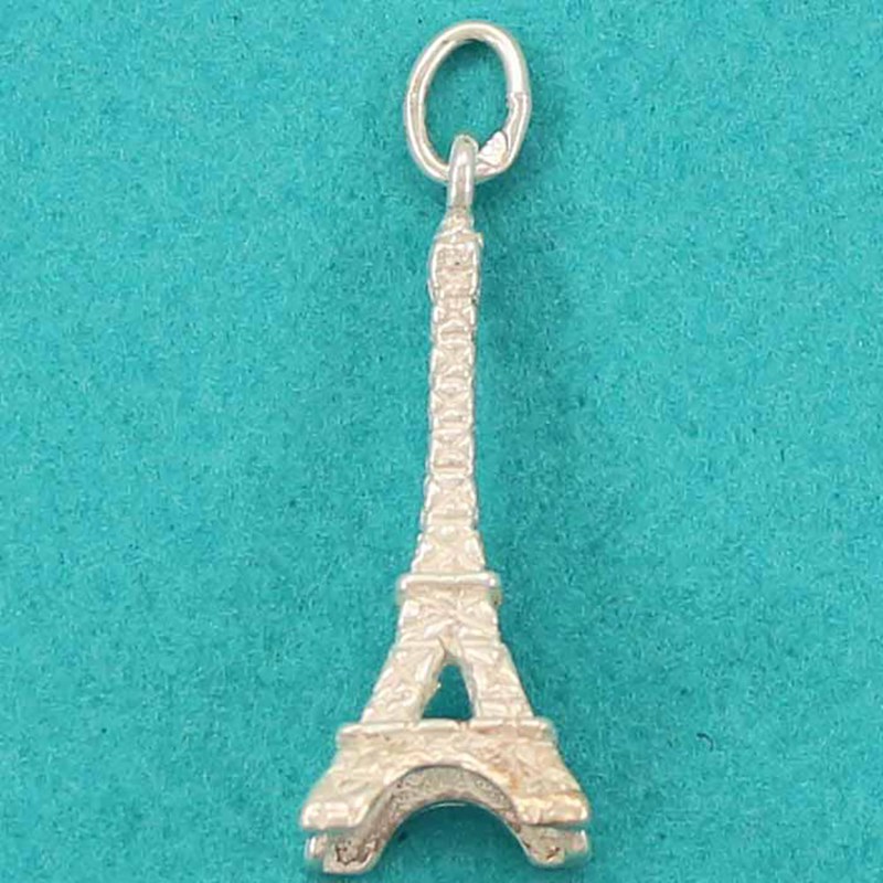 Pendentif grande Tour Eiffel - Argent massif 925/1000