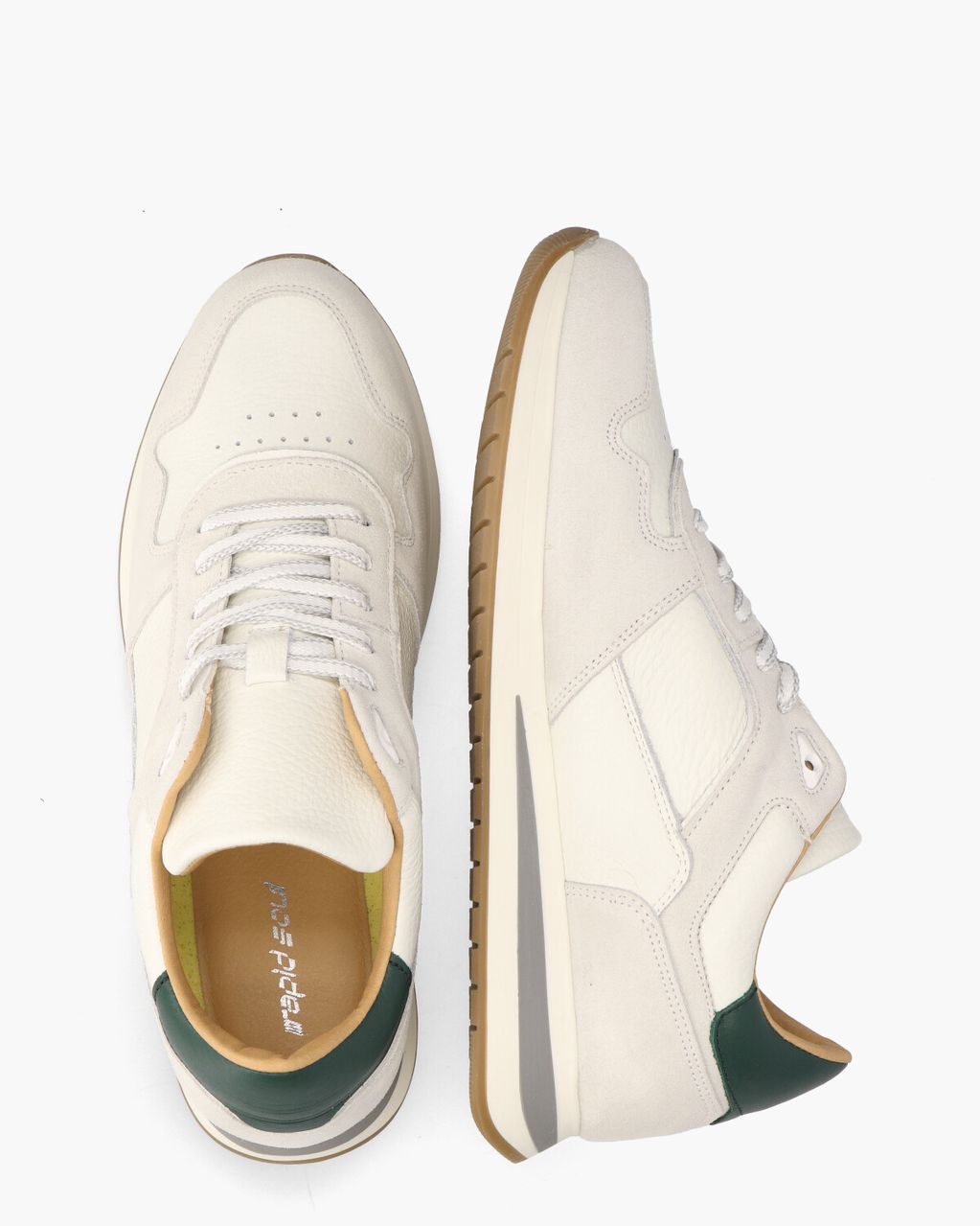 Rapid Soul Winston Off-White/Groen Herensneakers