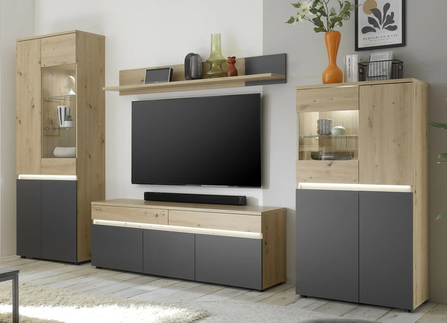 Möbelprogramm mit hochwertigen MDF-Fronten und Softclose