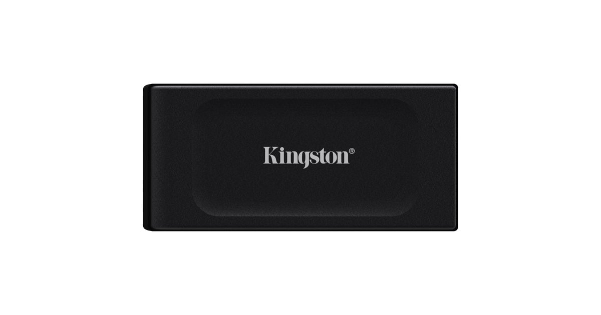 KingstonXS1000 Portable 1 TB externe SSD  (Zwart, SXS1000/1000G, USB-A 3.2 (10 Gbit/s))