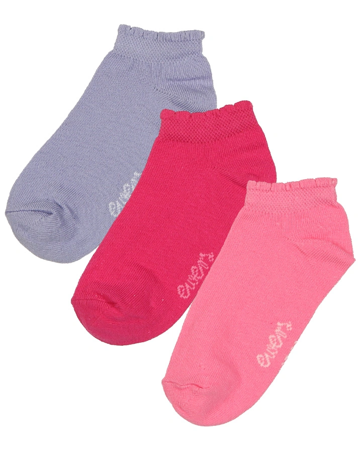 Sneaker-Socken UNI 3er-Pack in pink/flieder