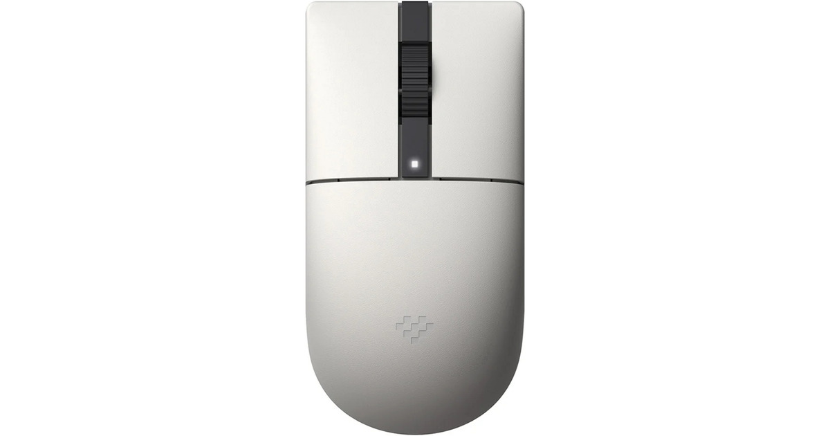 8BitDoRetro R8 Mouse - N Edition  (Grijs/rood, 50 - 26000 DPI, Bluetooth / USB-C / 2.4 GHz)