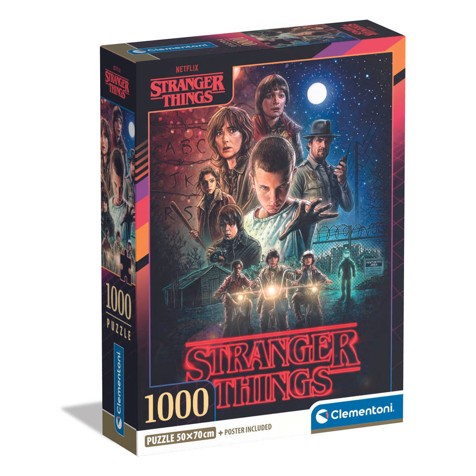 Clementoni puzzel Stranger Things S1 - 1000 stukjes