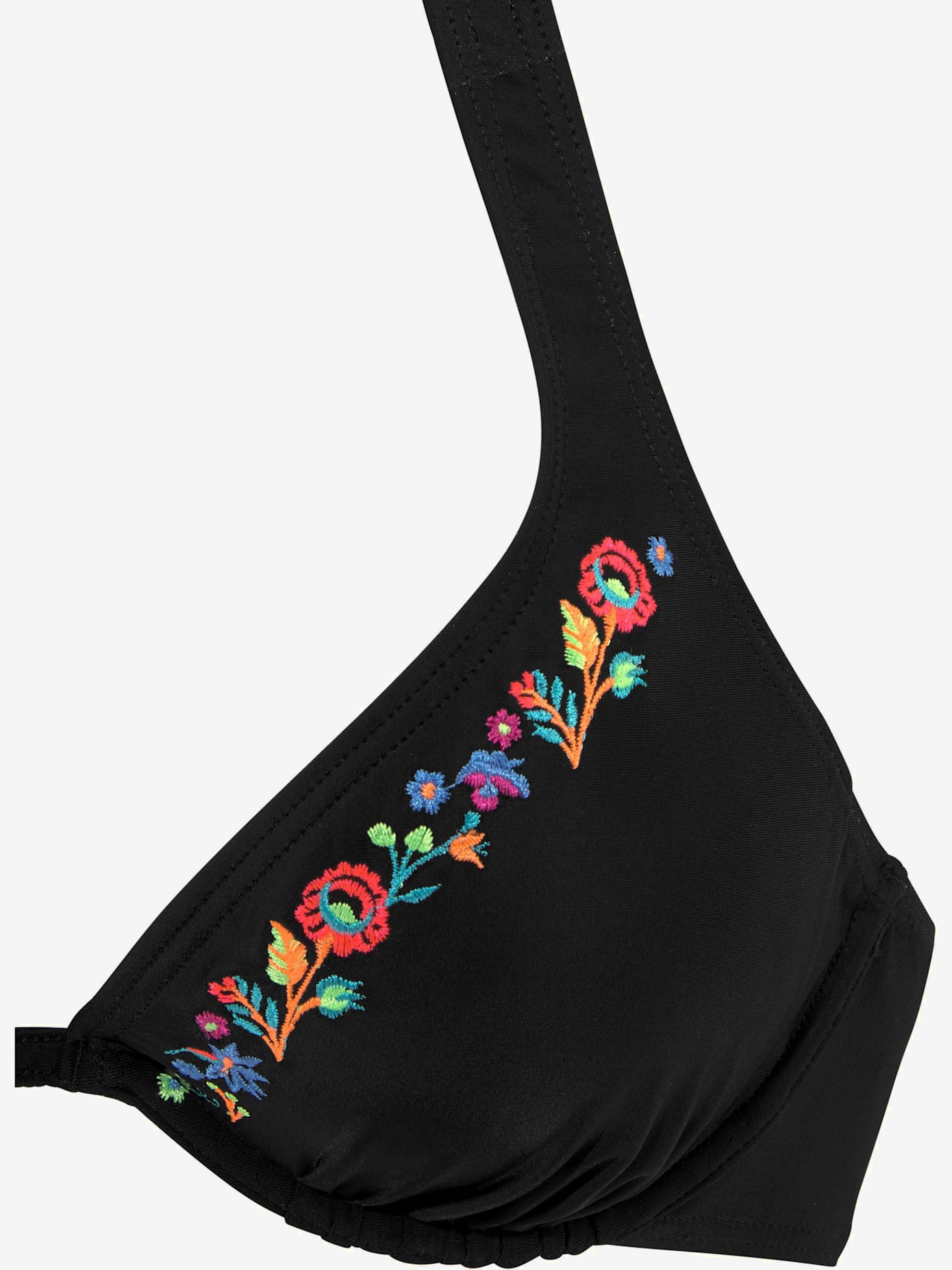 Maillot de bain à armatures détails floraux
