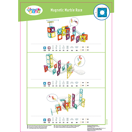 Constructor Kids magnetisk byggesæt 56 dele