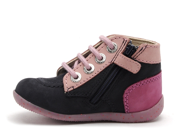 Kickers boots bottine bebe bonzip marine bleu