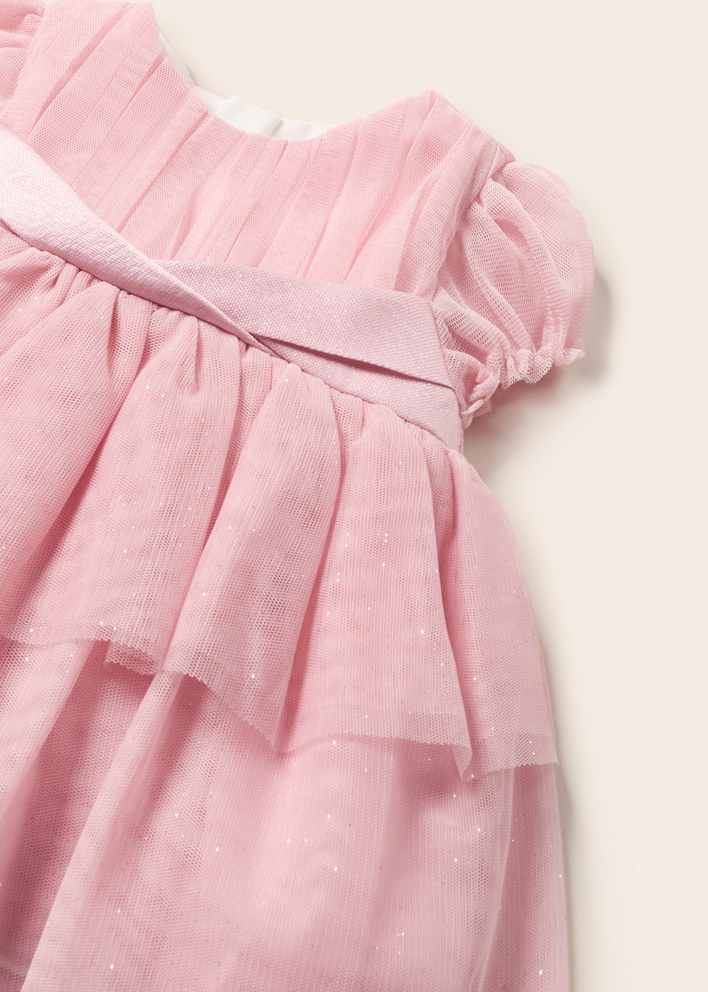 Vestido de cerimônia com capa para fralda para recém-nascido