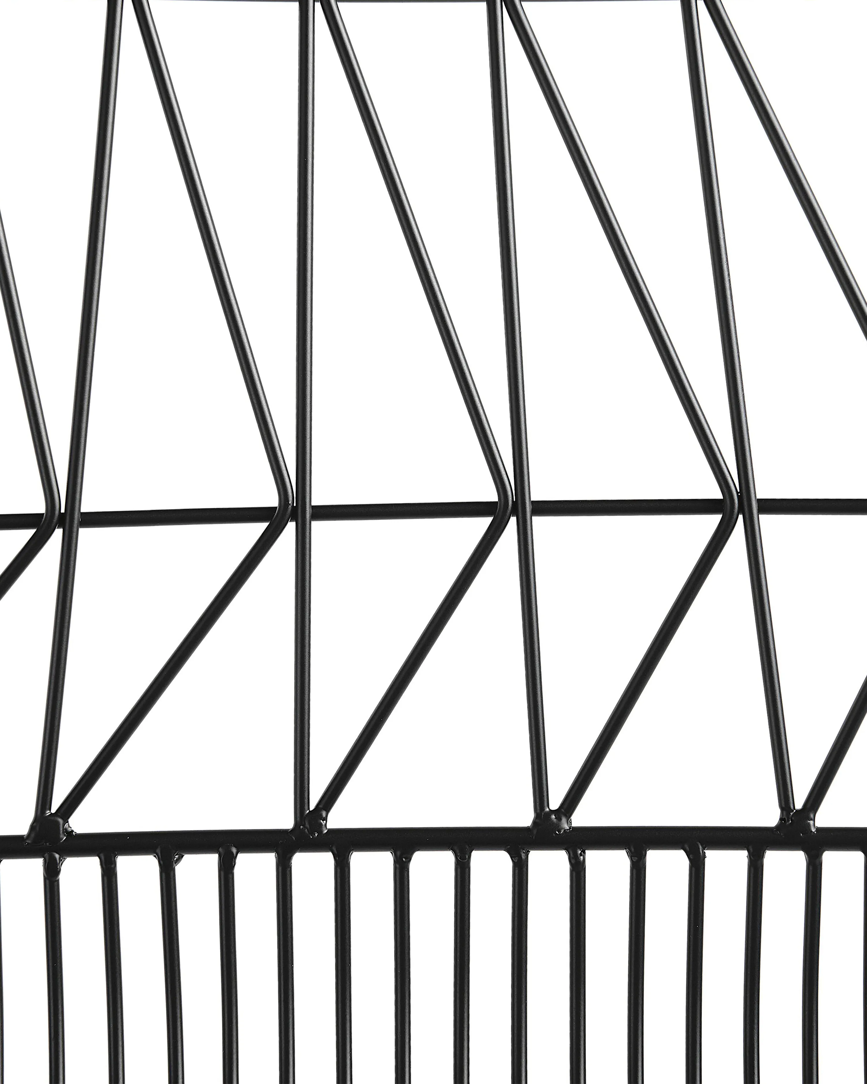 Set van 2 barstoelen PRESTON Metaal Zwart
