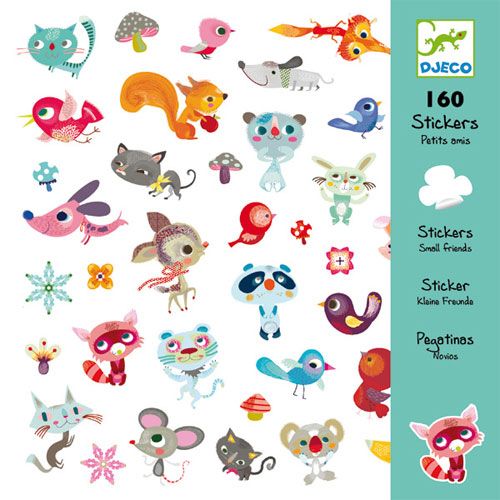 Djeco stickers kleine vrienden - 160st DJ08842
